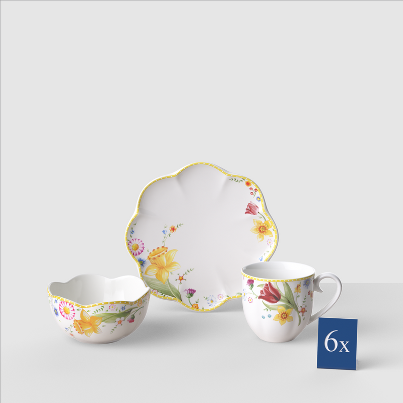 Spring Awakening Breakfast set / 6 Pieces